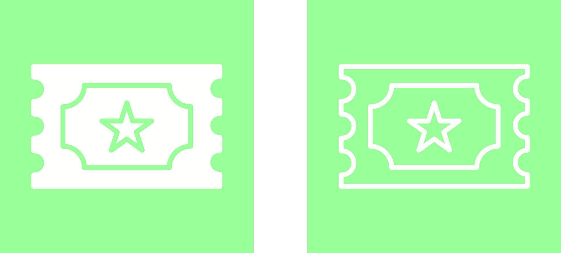 Tickets Vector Icon