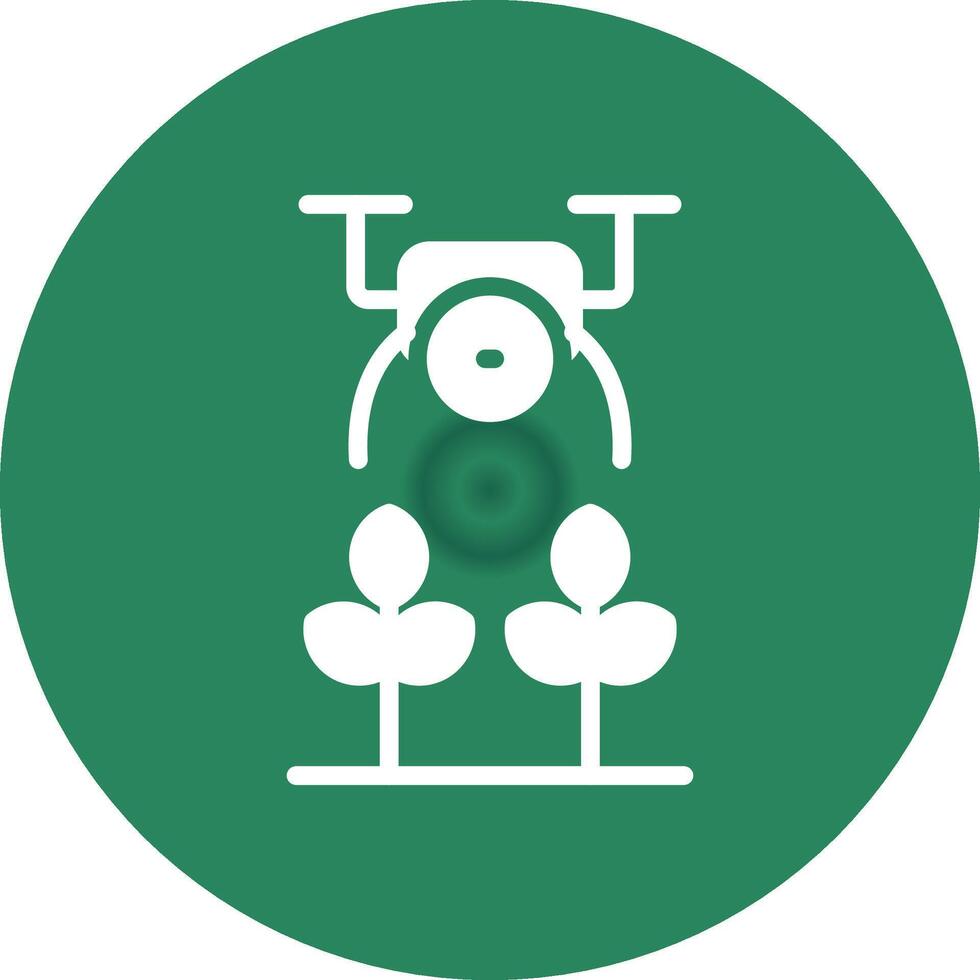 Agricultural Drones Creative Icon Design vector