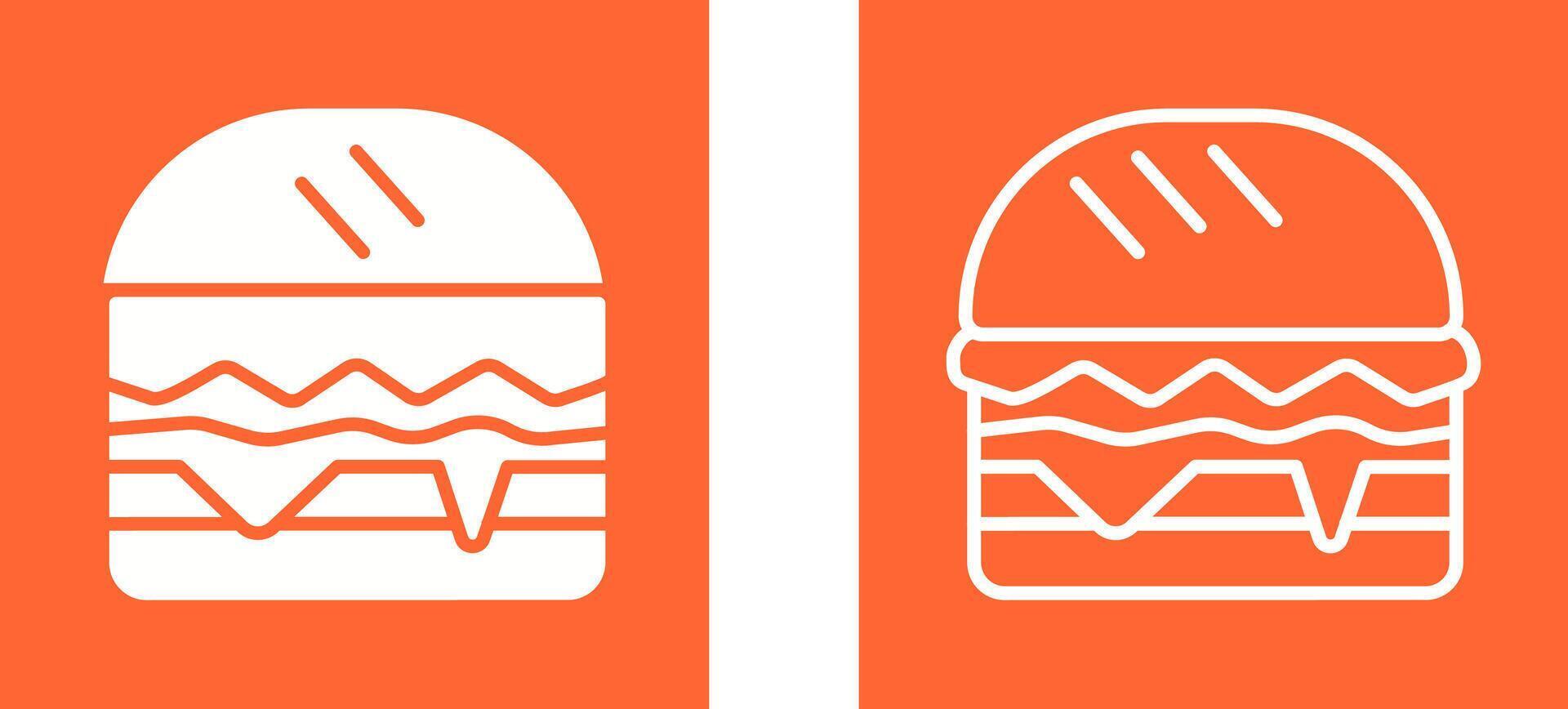 Hamburger Vector Icon