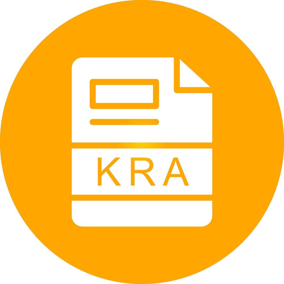 KRA Creative Icon Design vector