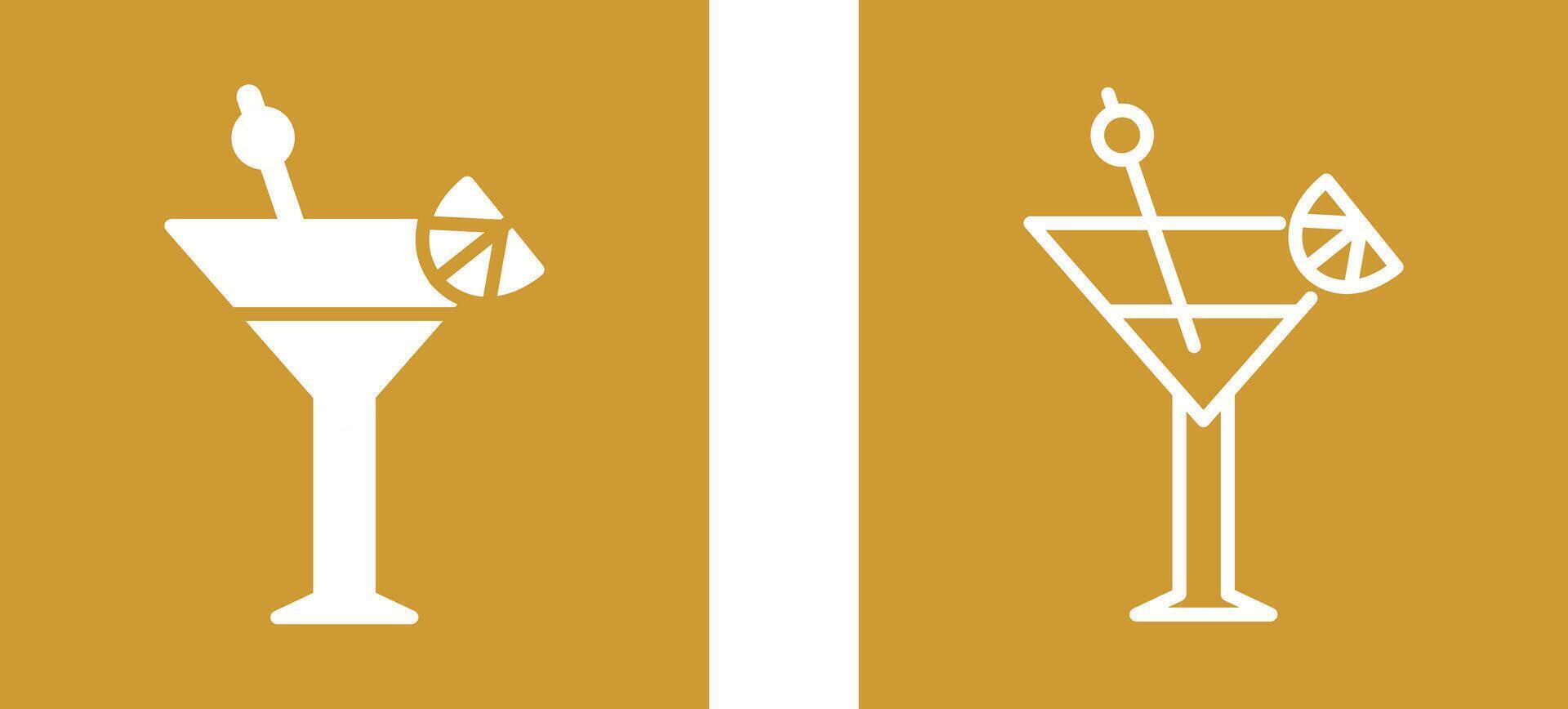 Martini Vector Icon