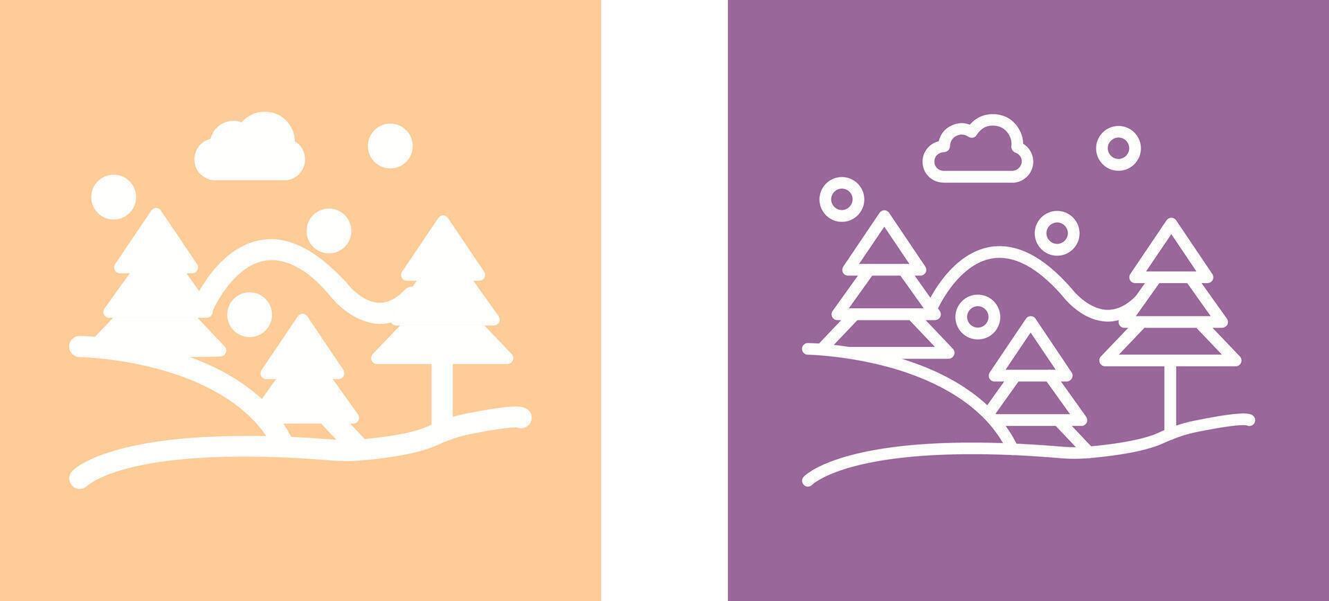 Snow Fall Vector Icon