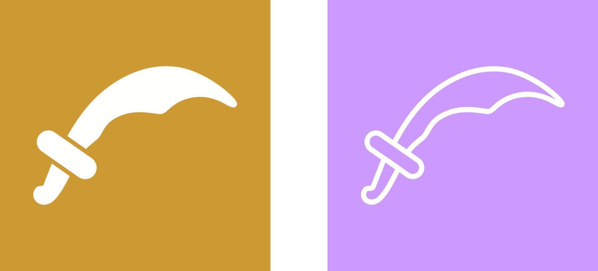 Arabic Sword Vector Icon