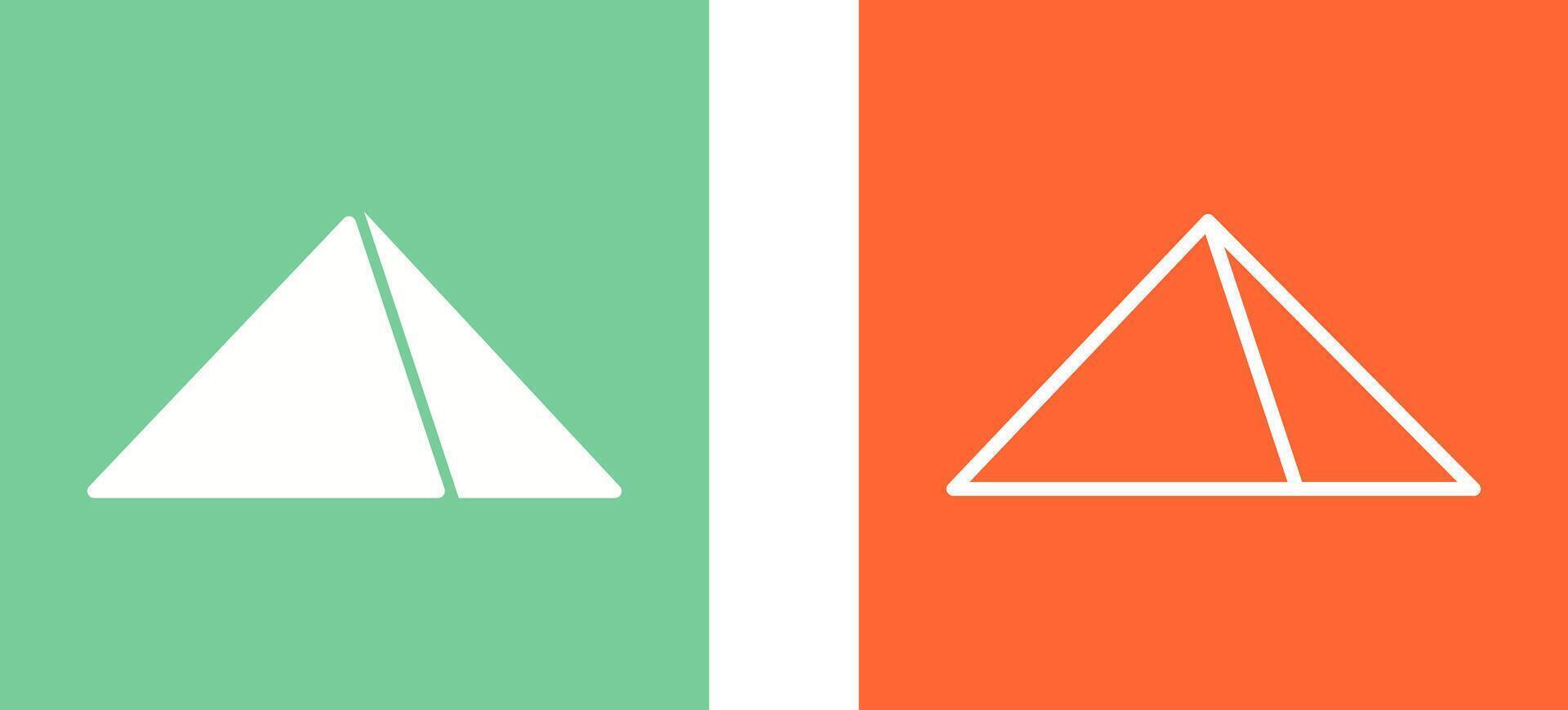 Pyramid Vector Icon