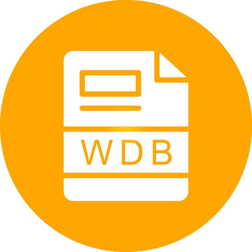 wdb creativo icono diseño vector