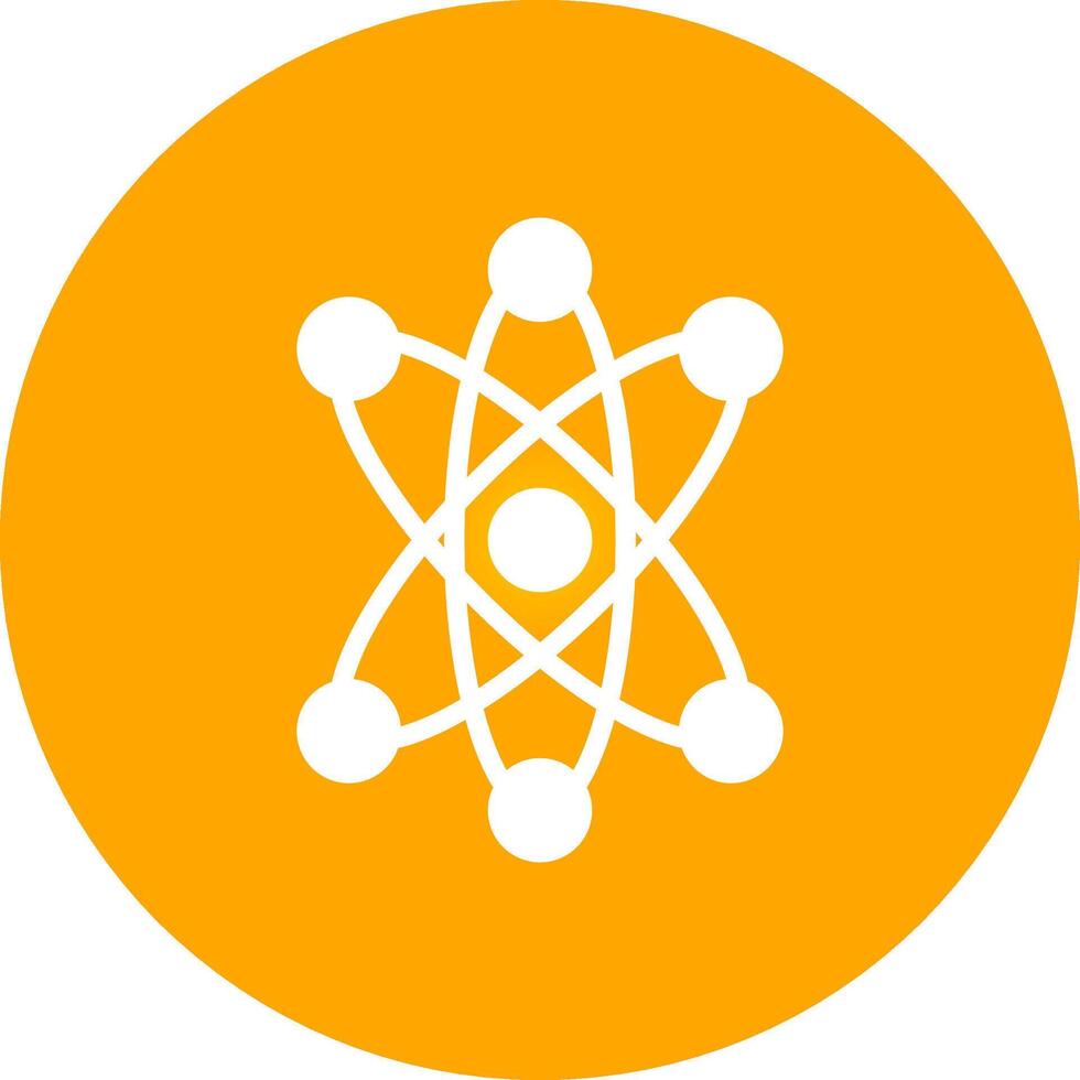 Atom Creative Icon Design vector