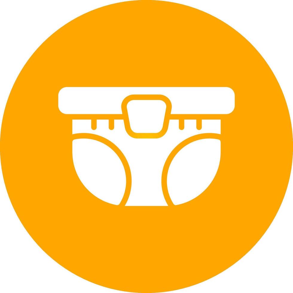 Diapers Creative Icon Design vector