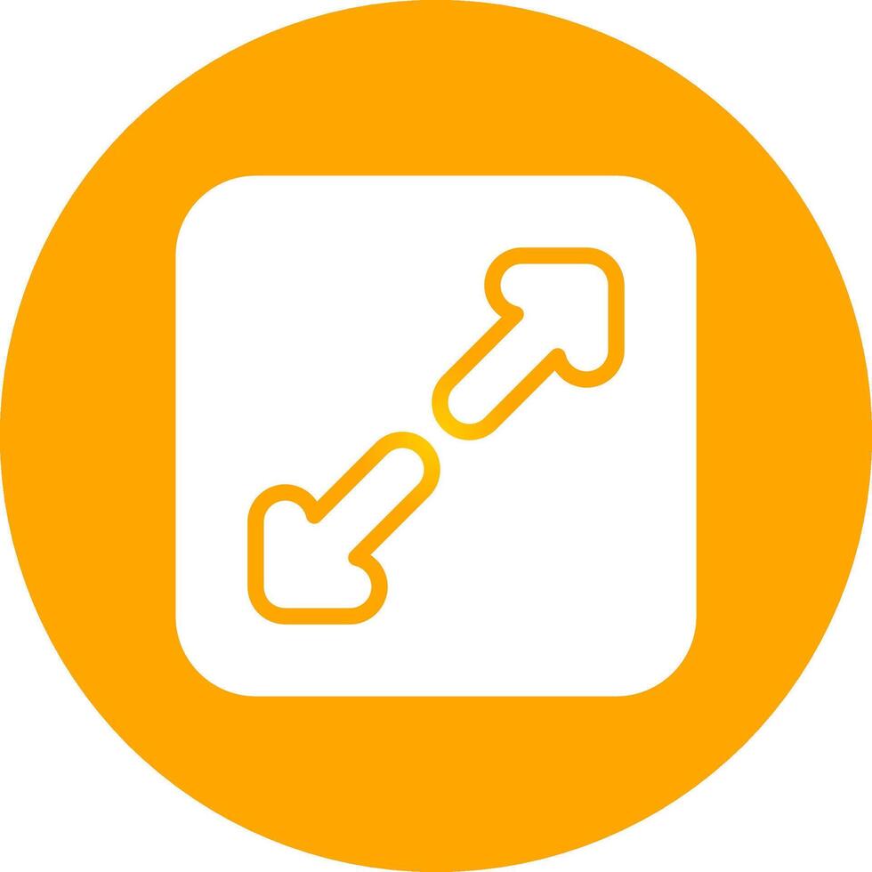 Glyph Smart Circle Gradient vector
