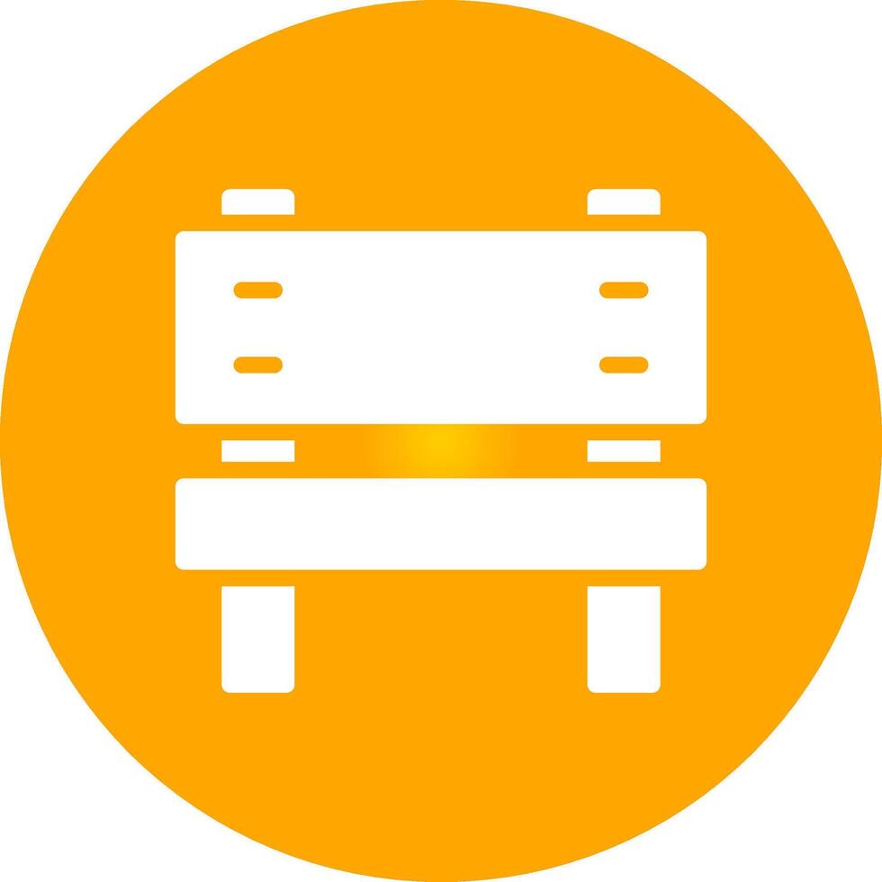 Bench Creative Icon Design vector