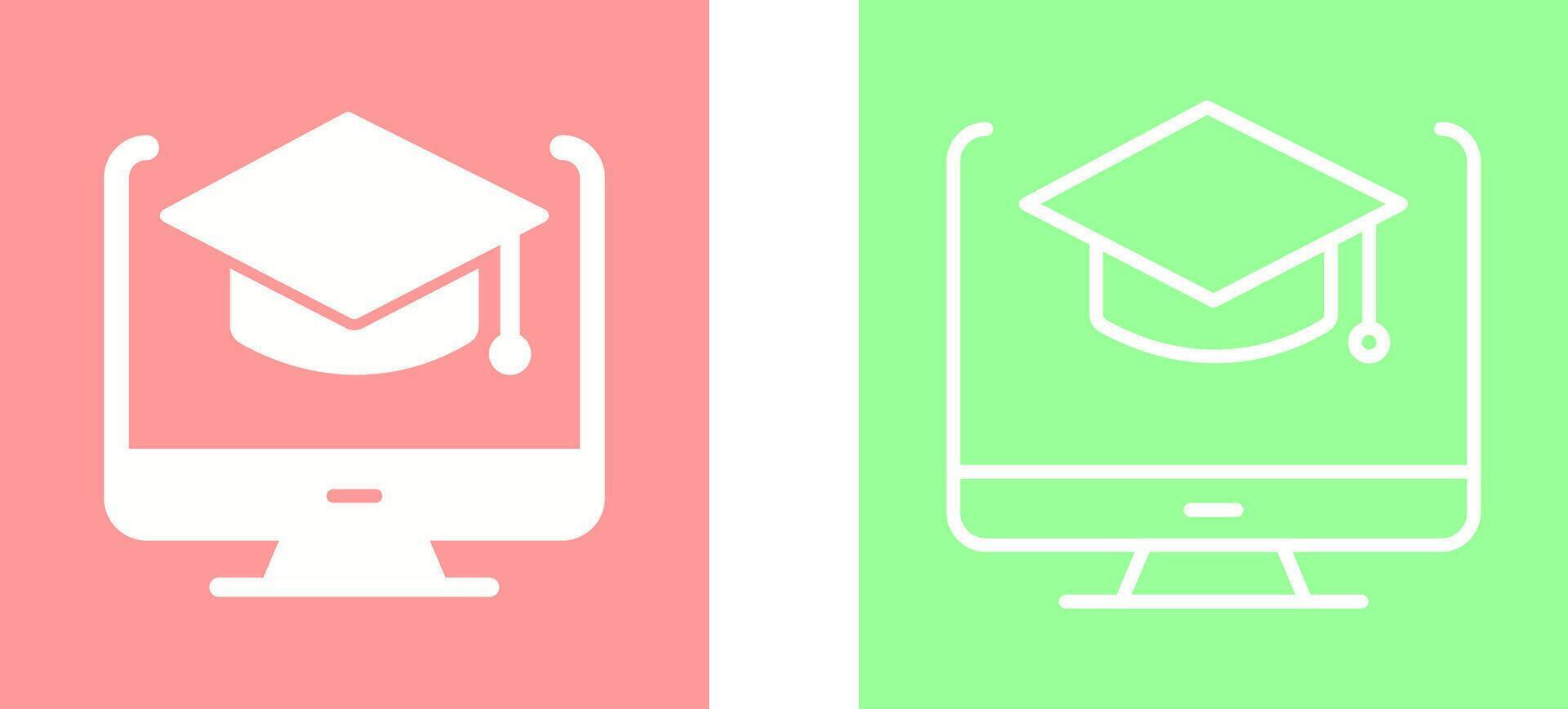 Online Learning Vector Icon