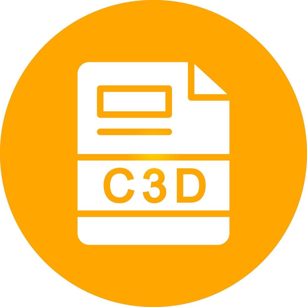 C3D Creative Icon Design vector