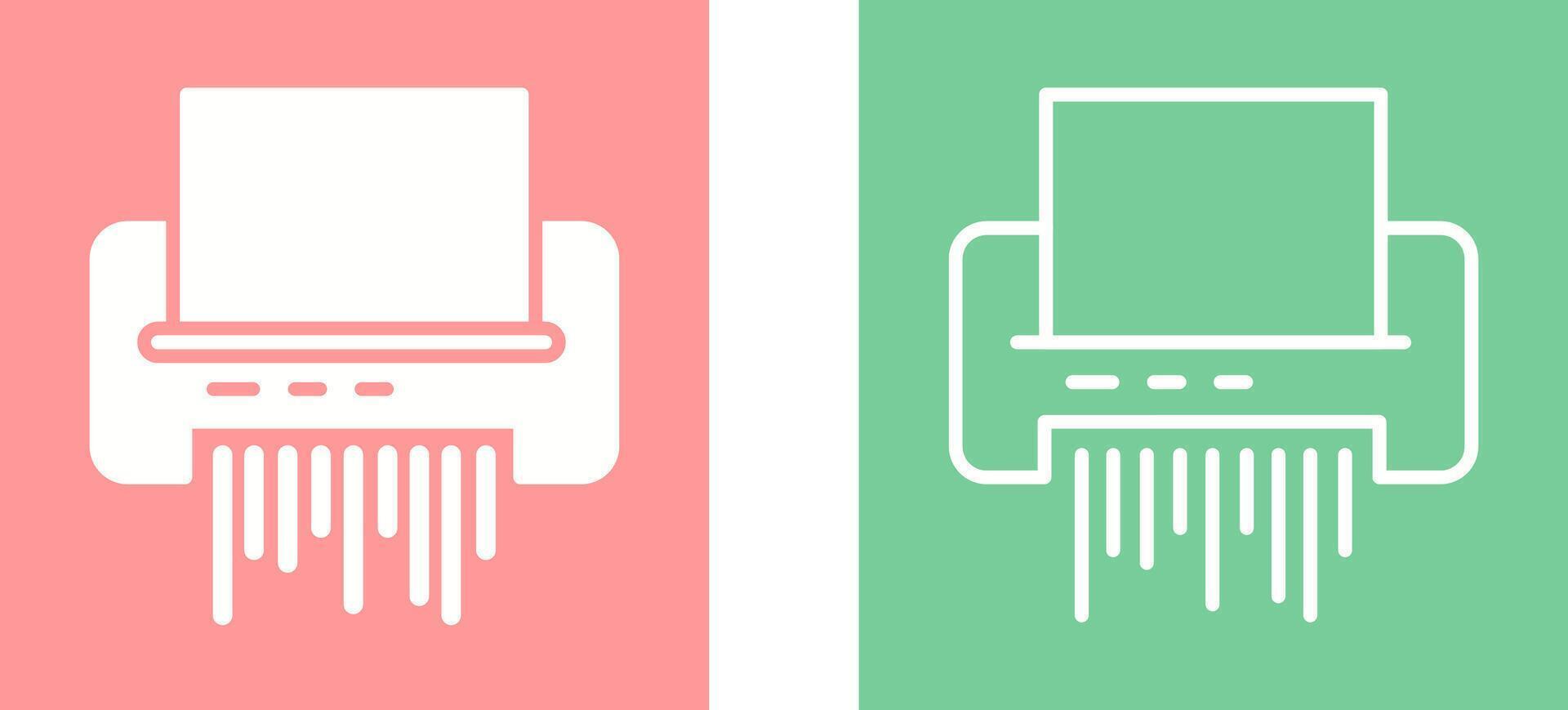 Paper Shredder Vector Icon