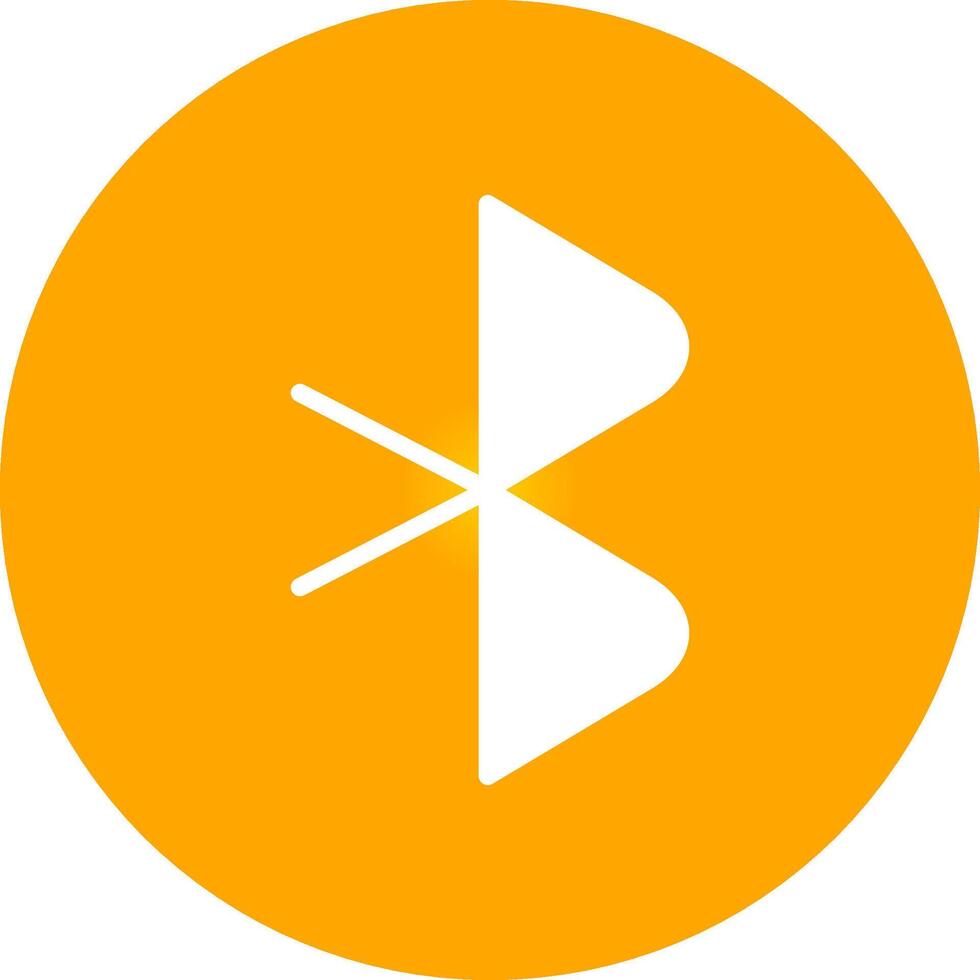 Bluetooth Creative Icon Design vector