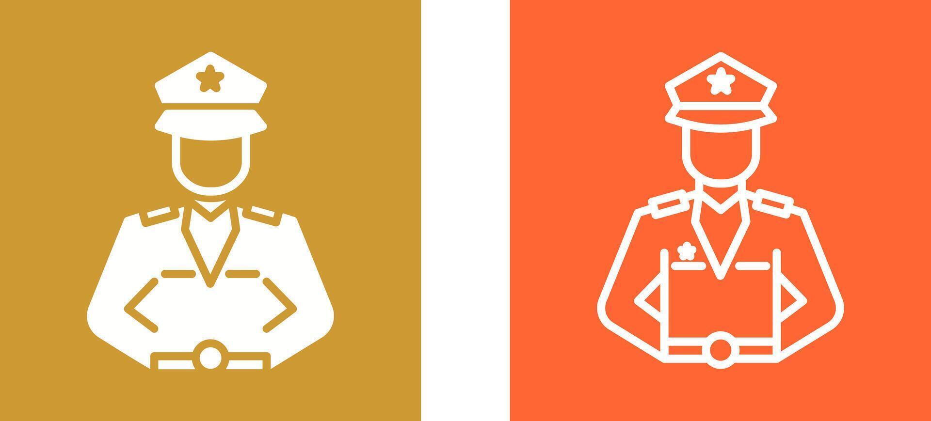 Police Man Vector Icon