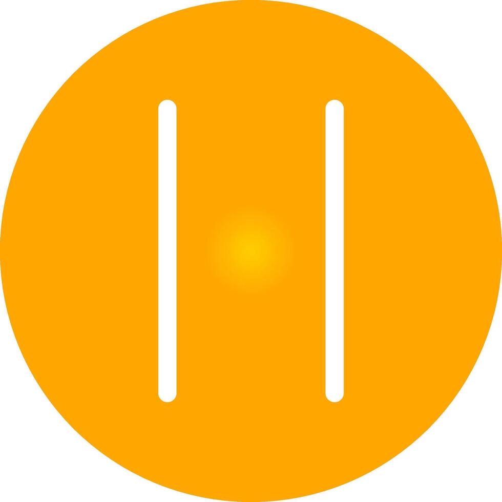 Pause Creative Icon Design vector