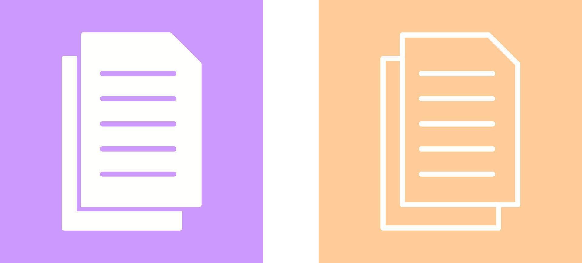 Document Vector Icon
