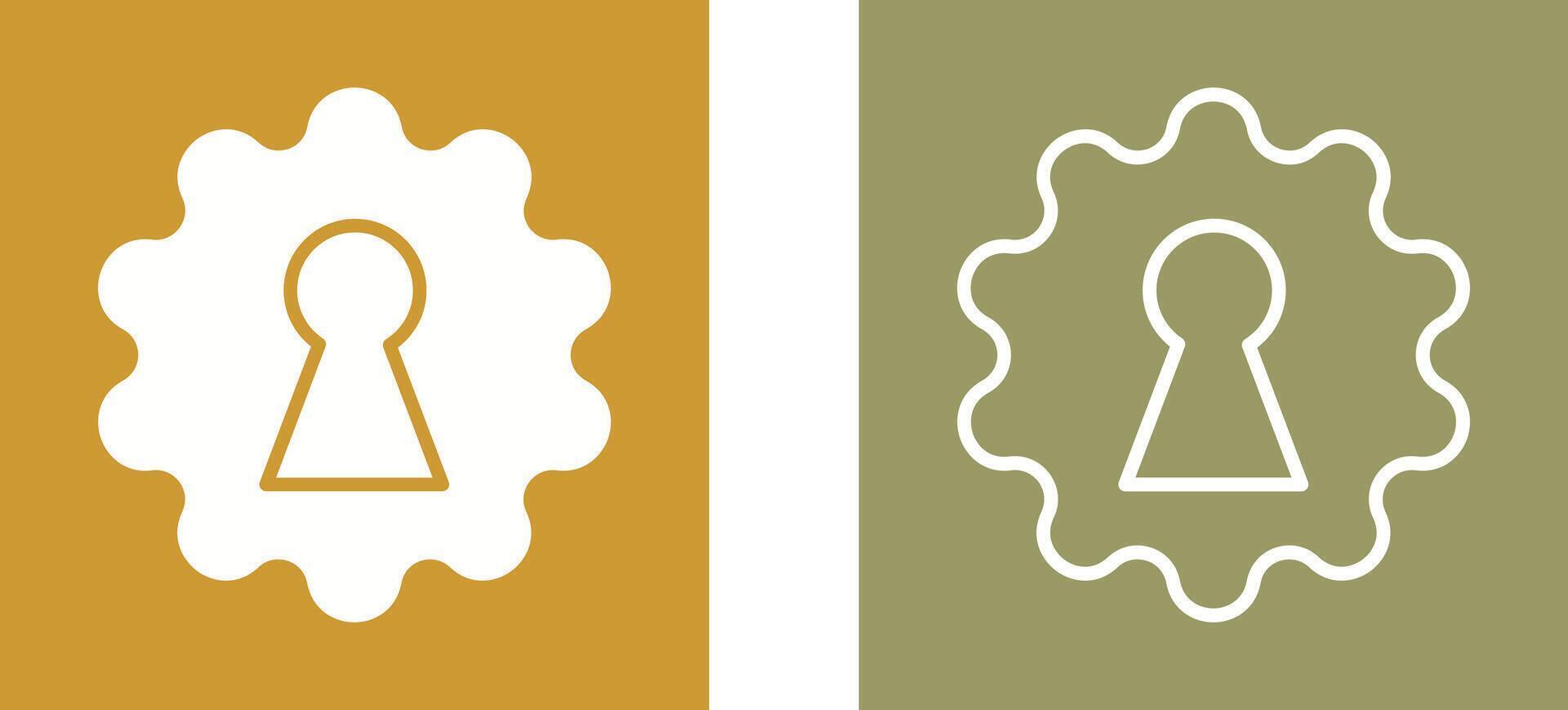 Key Hole Vector Icon