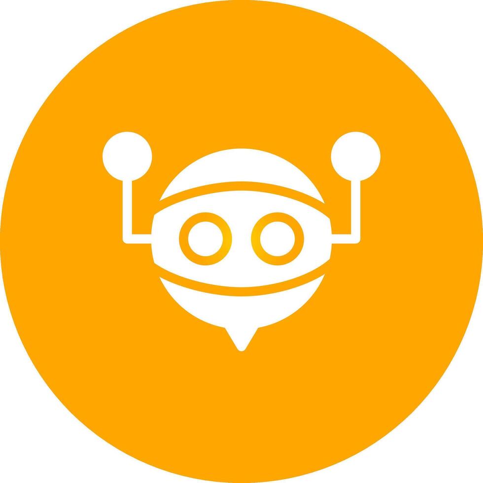 Virtual Assistant Creative Icon Design vector