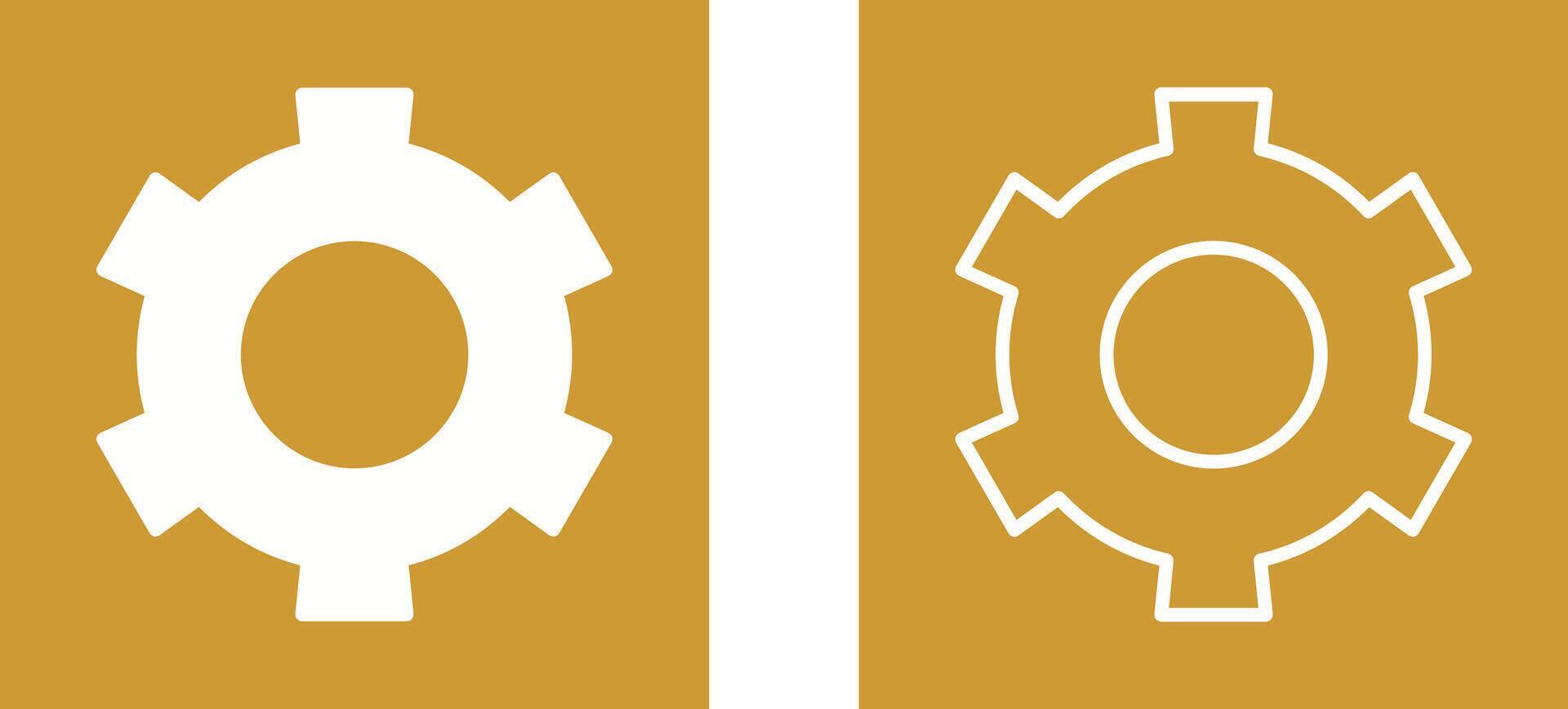 Setting Gear Vector Icon