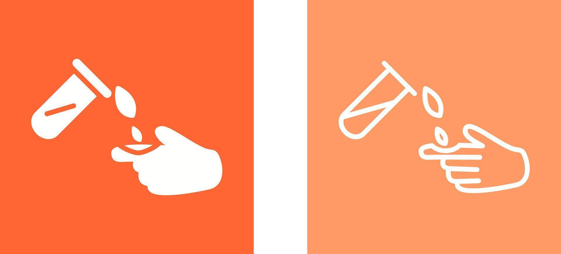 Corrosive Hazard Vector Icon