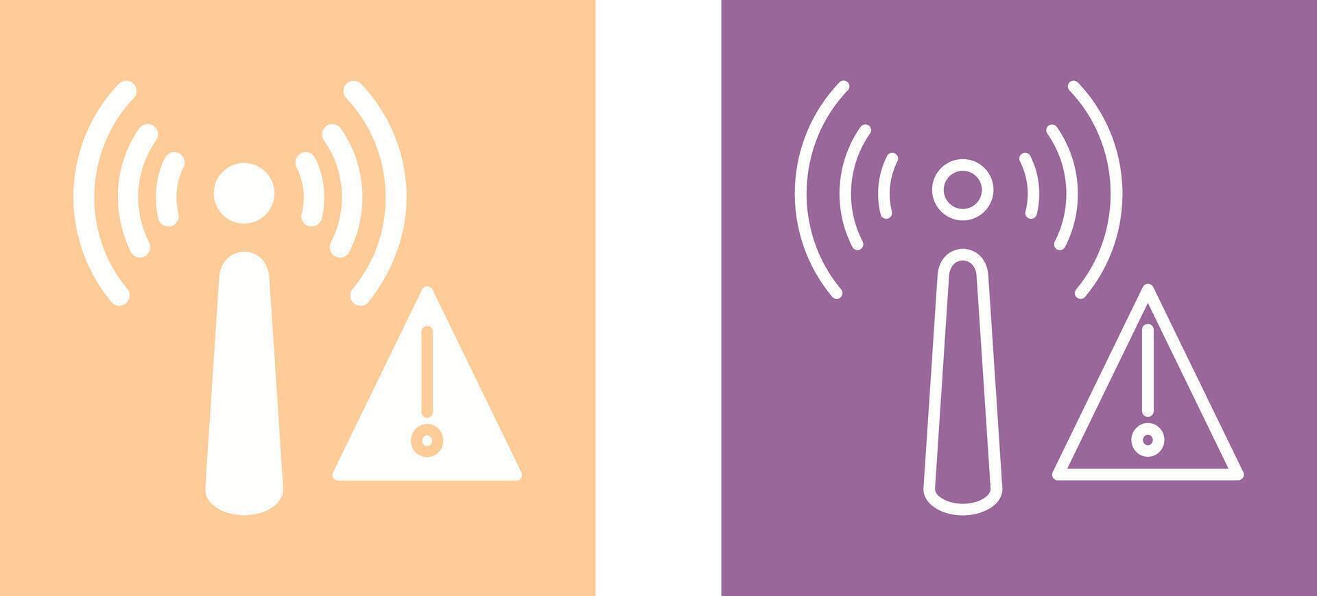 Non Ionizing Radiation Vector Icon