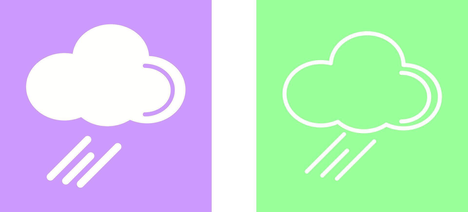 Rain Vector Icon