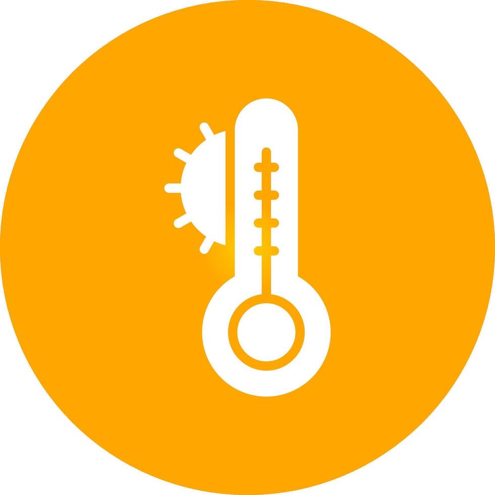 Temperature Creative Icon Design vector