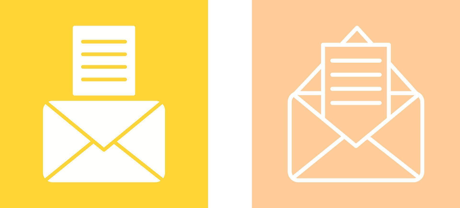 Email Documents Vector Icon