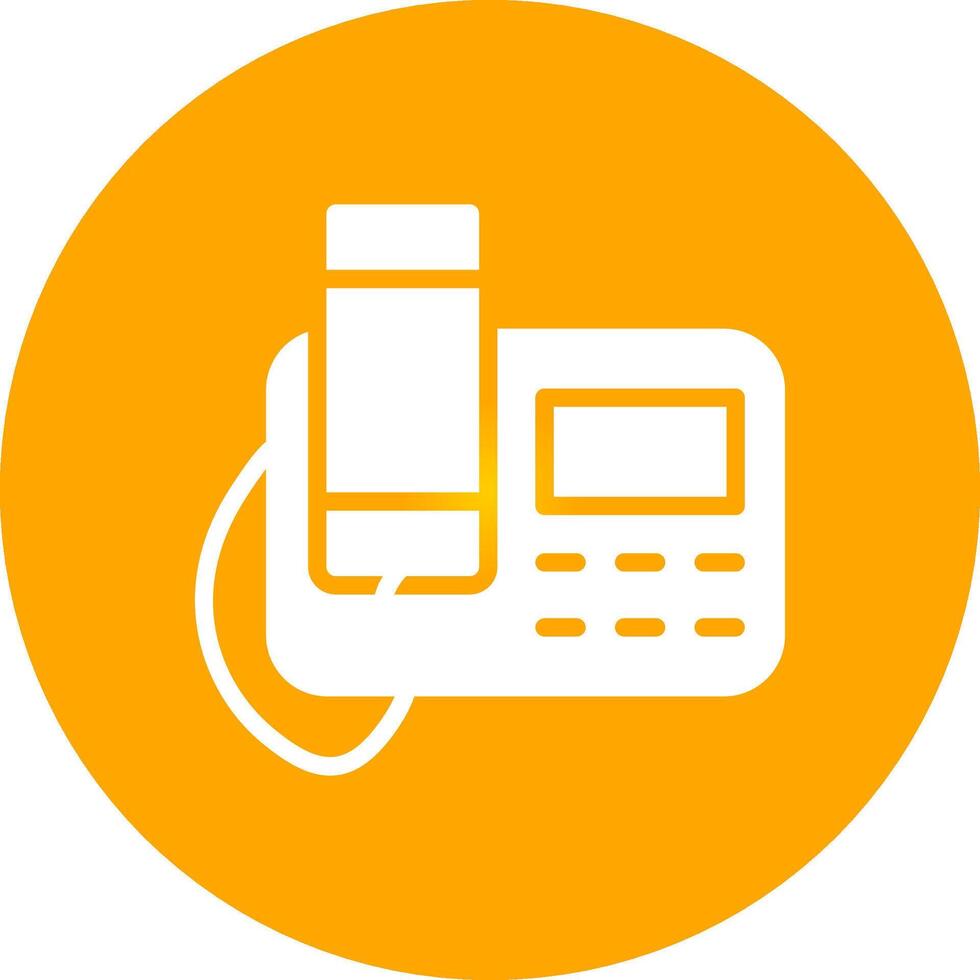 Telephone Creative Icon Design vector