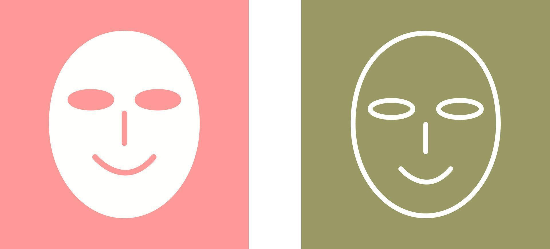 Ancient Face Mask Vector Icon