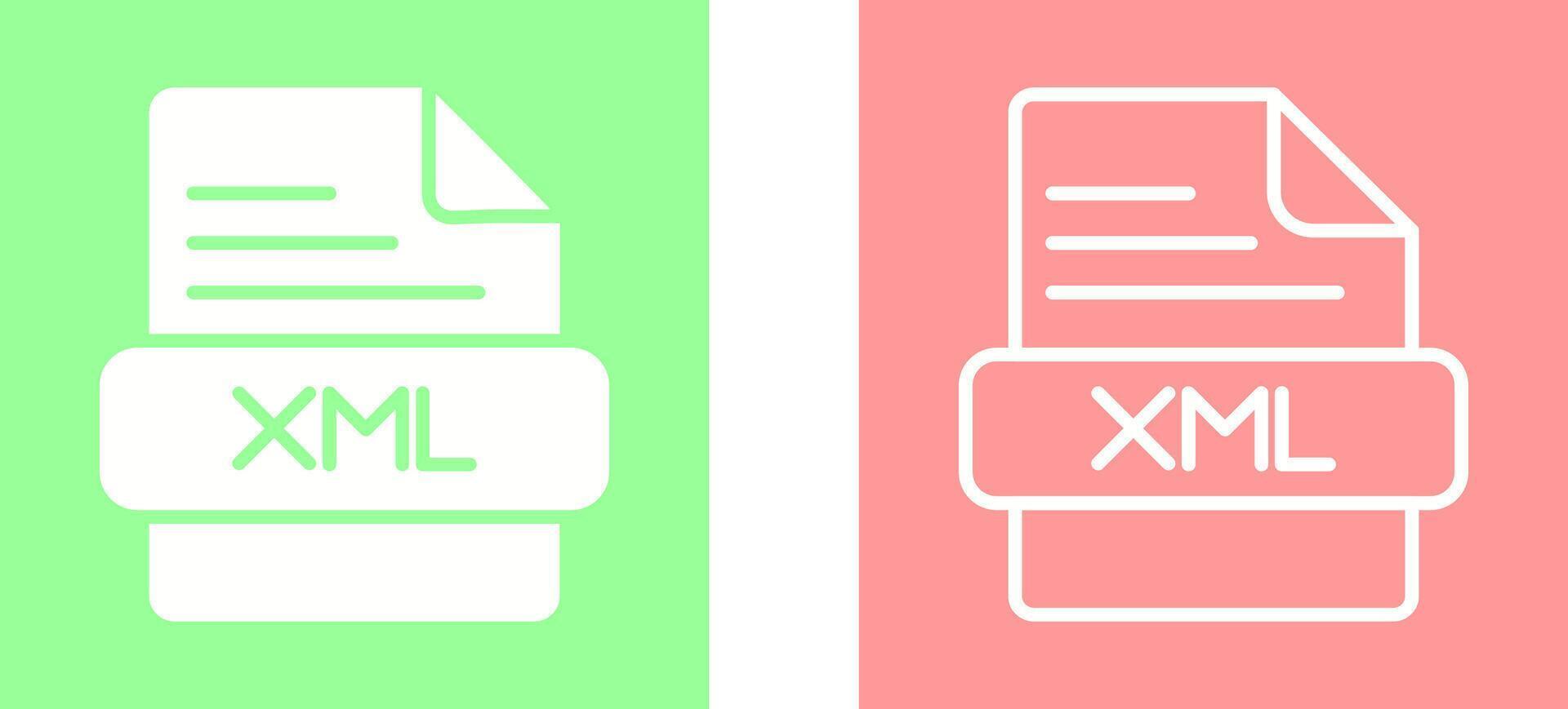 XML Vector Icon