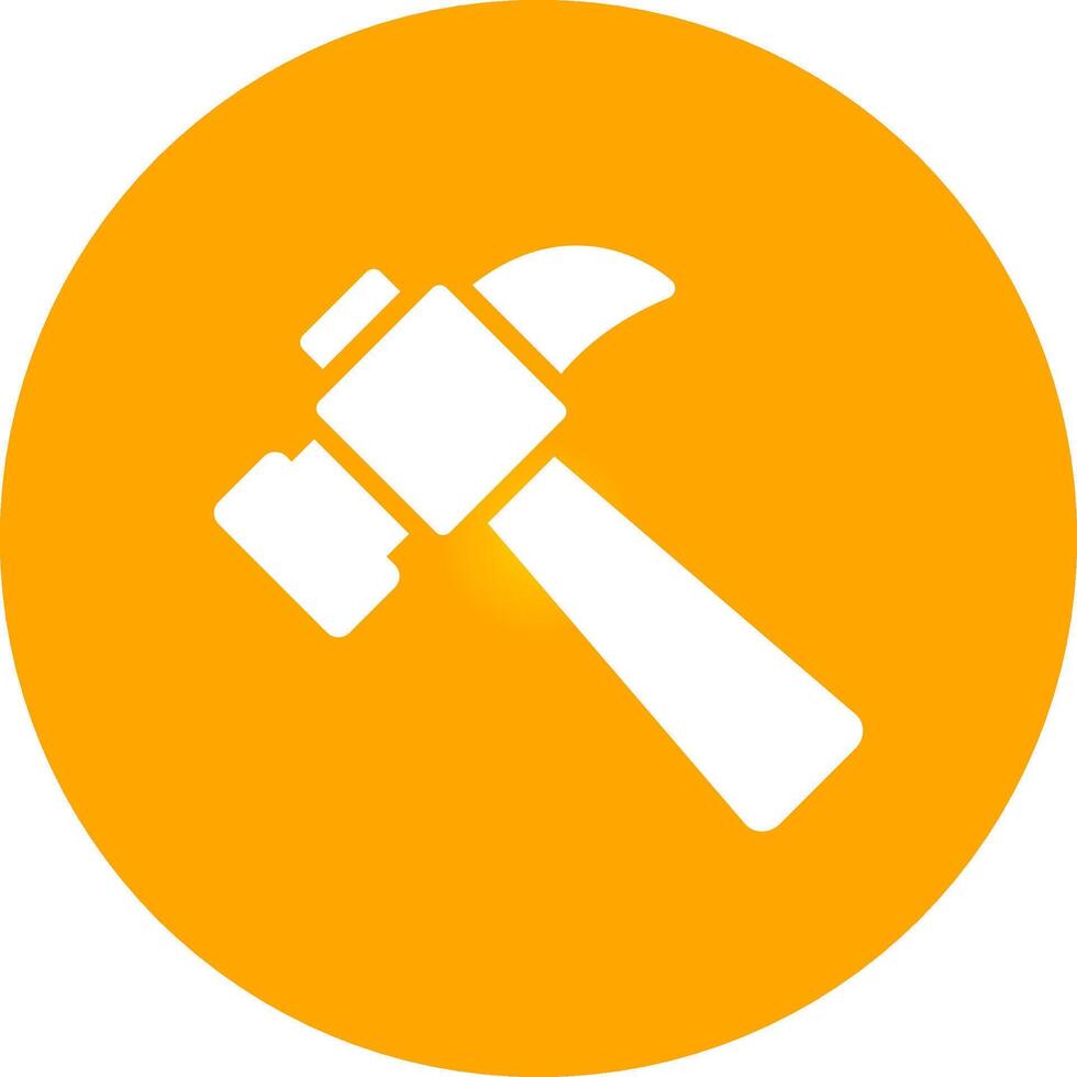 Hammer Creative Icon Design vector