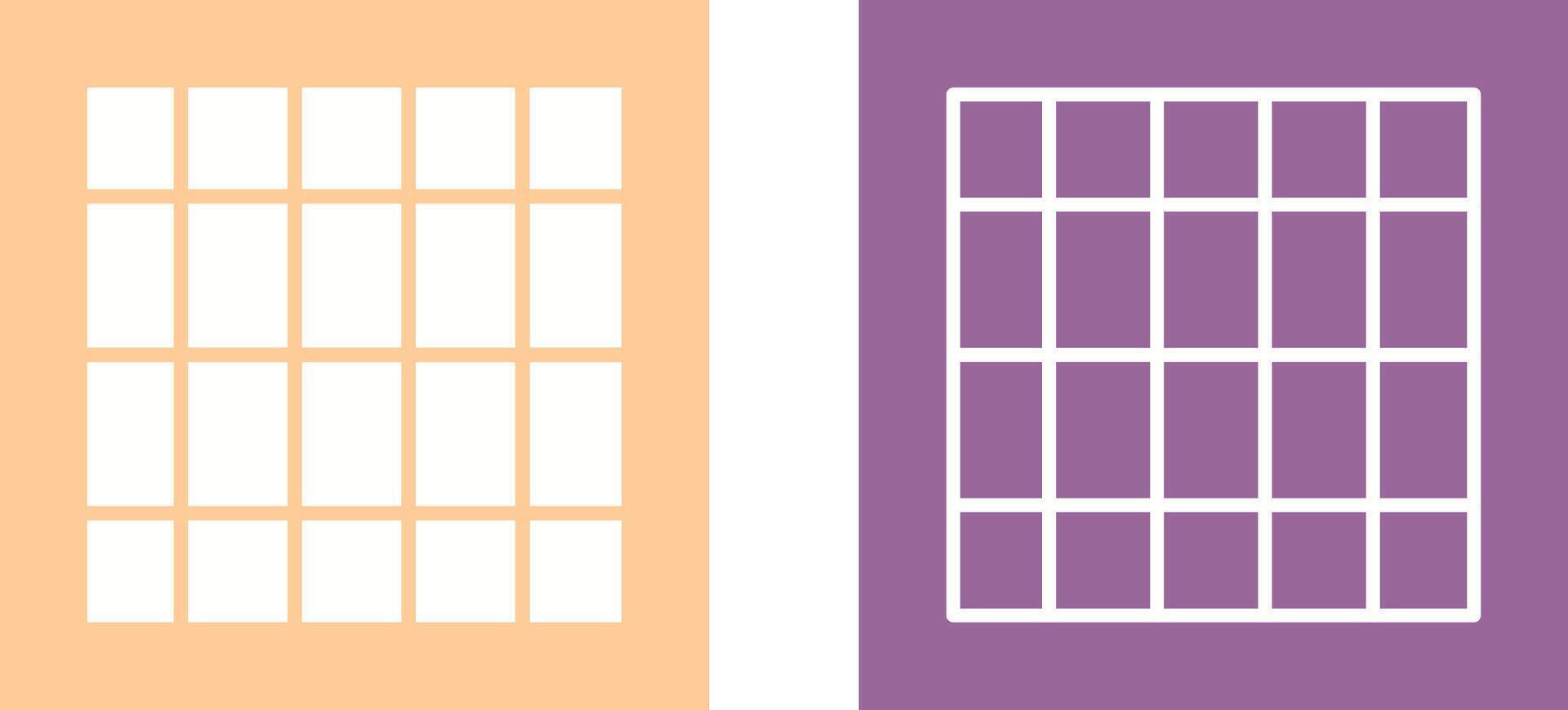 Table of Rates Vector Icon