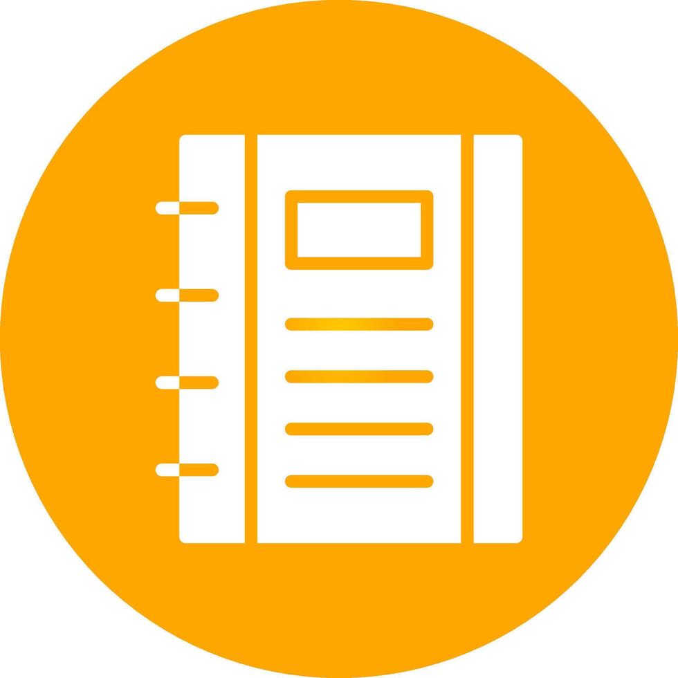 Notebook Creative Icon Design vector