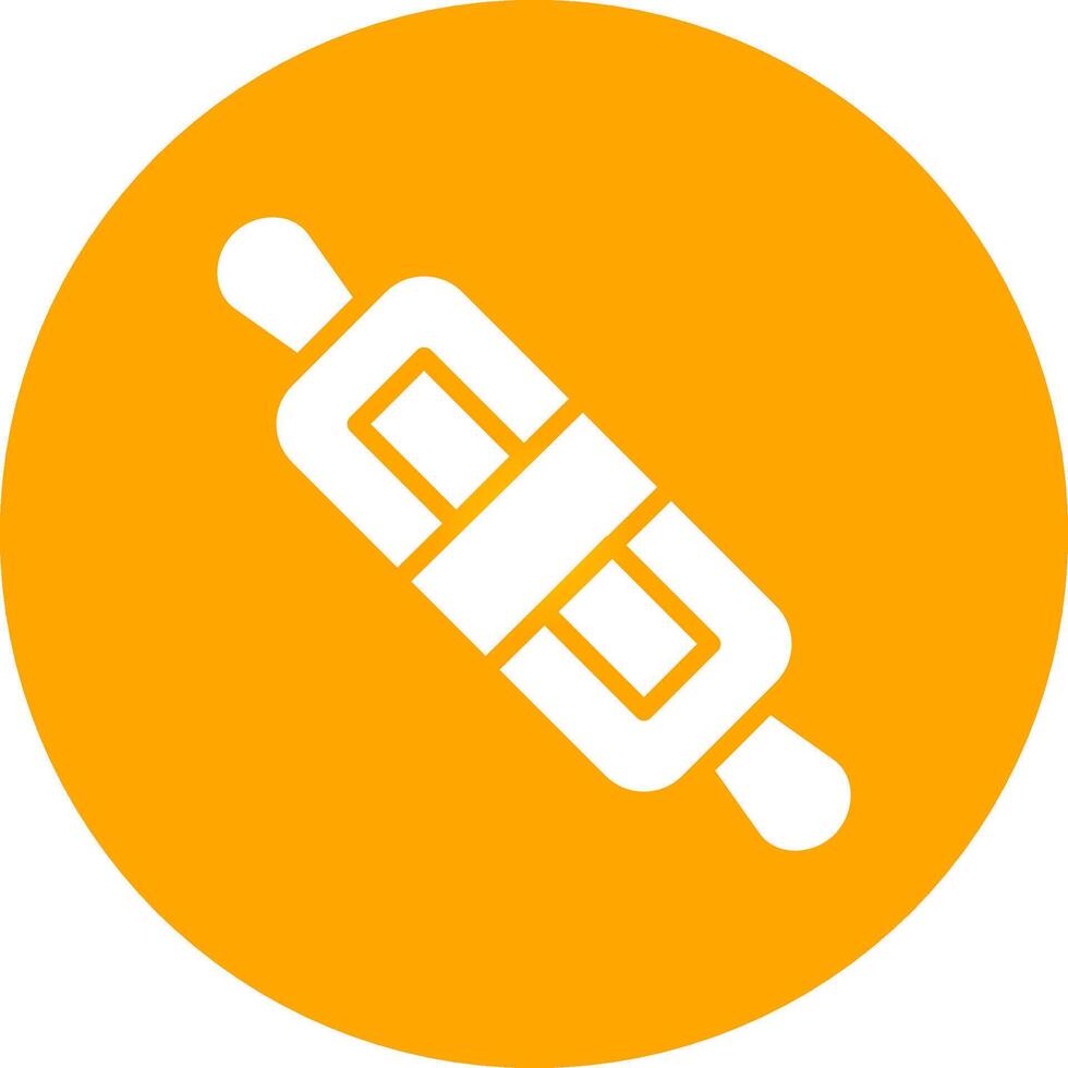Rolling Pin Creative Icon Design vector