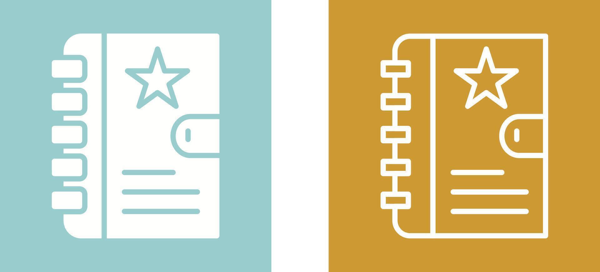 Diary Vector Icon