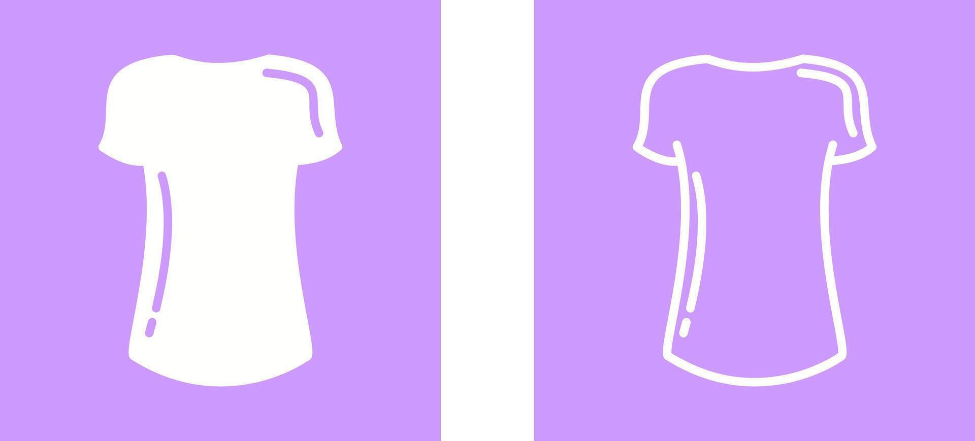 Ladies Shirt Vector Icon