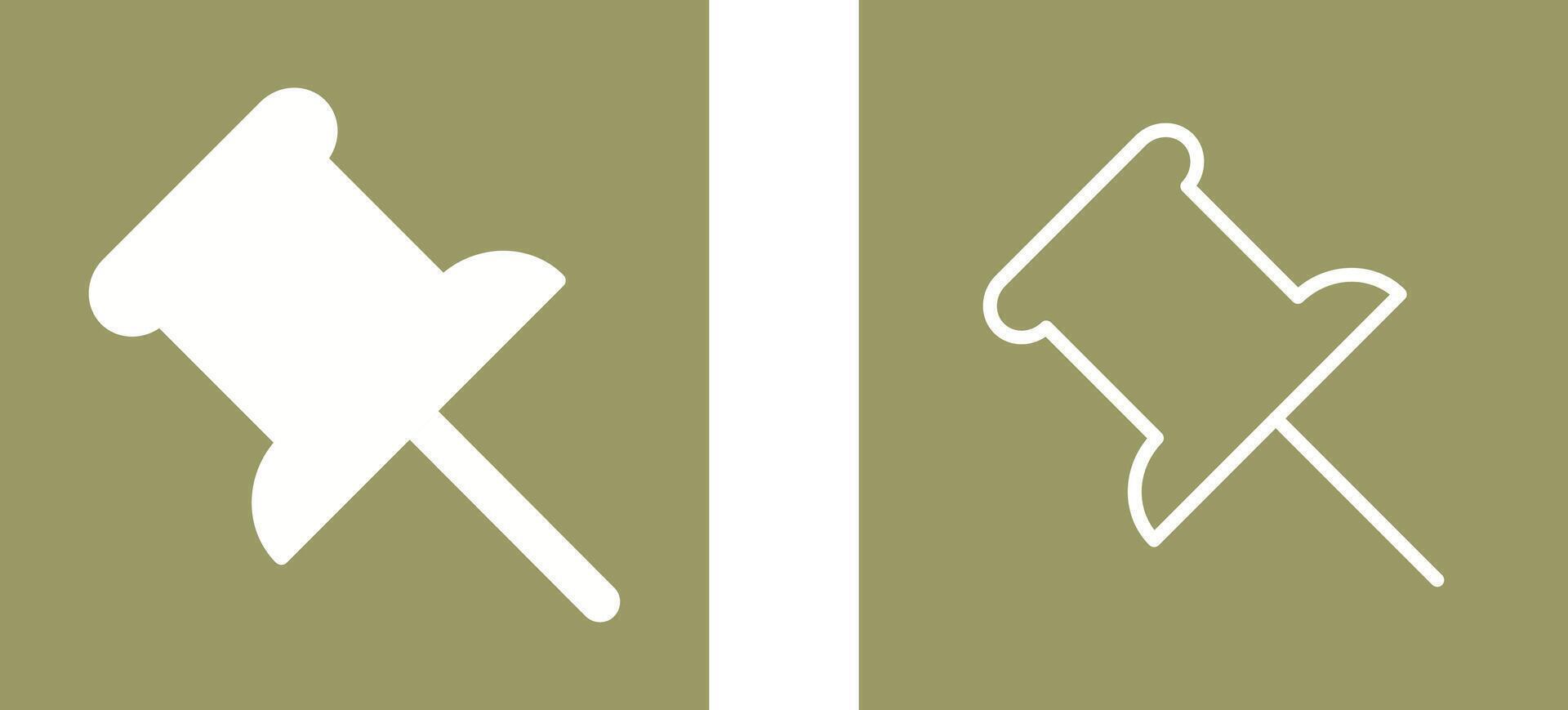 Push Pin Vector Icon