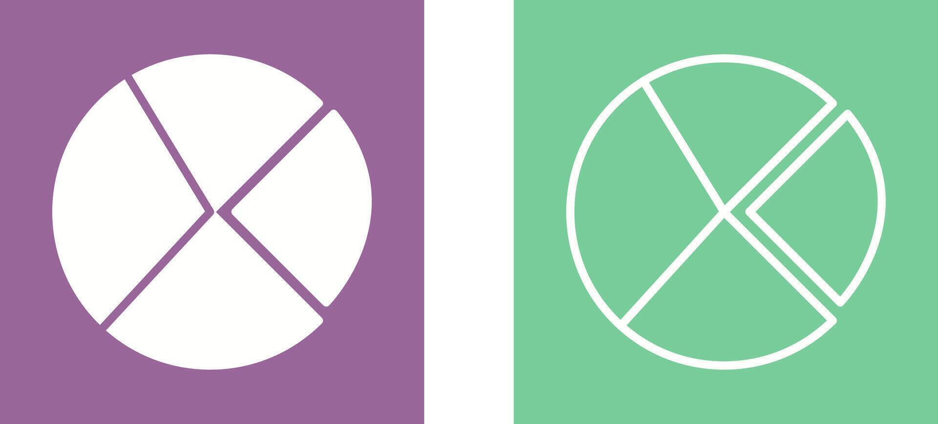 Pie Chart Vector Icon