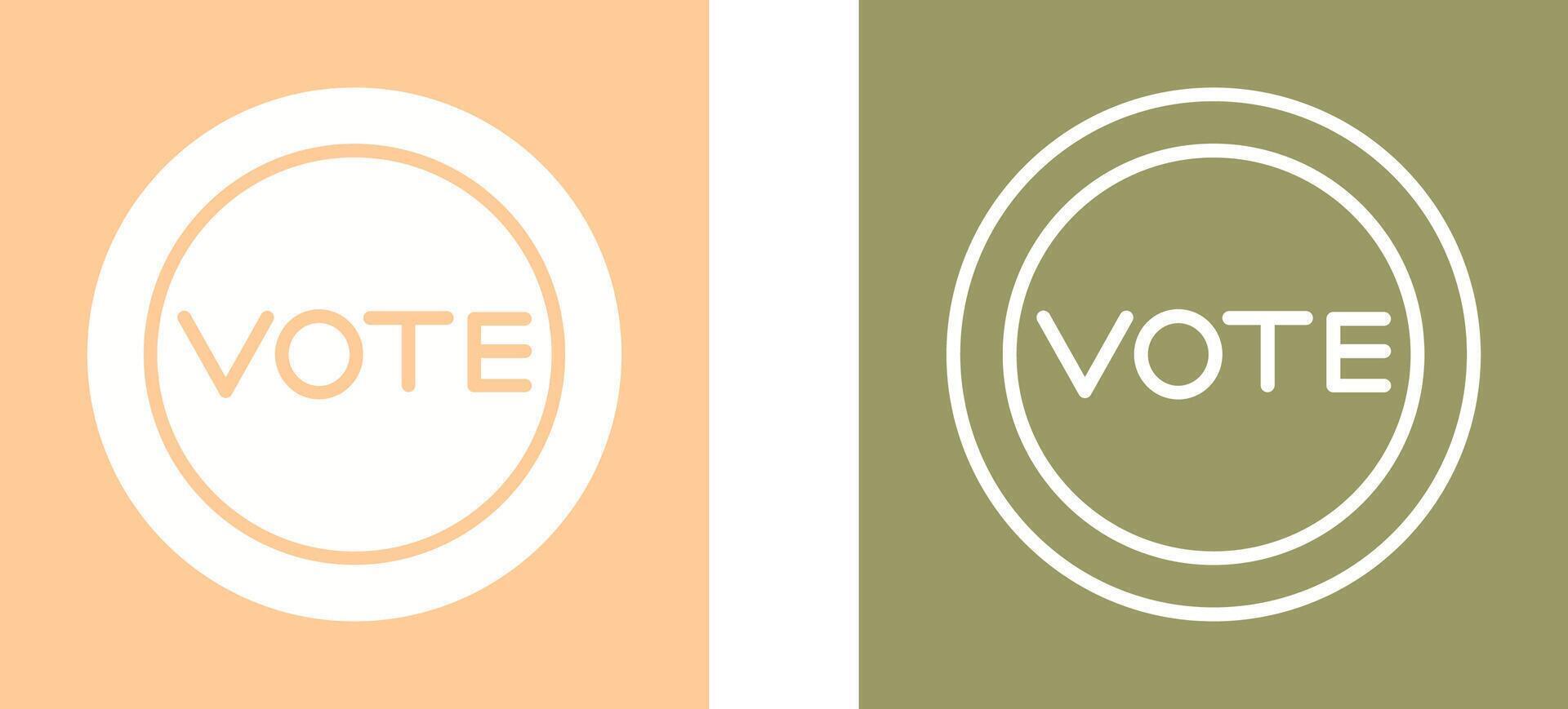 Vote Link Vector Icon