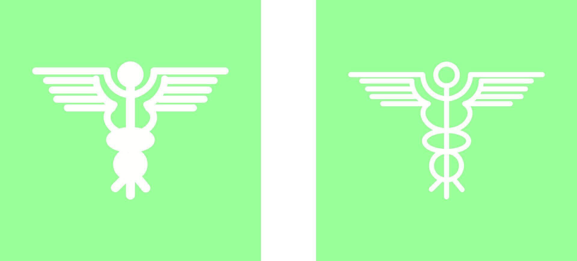 Caduceus Vector Icon