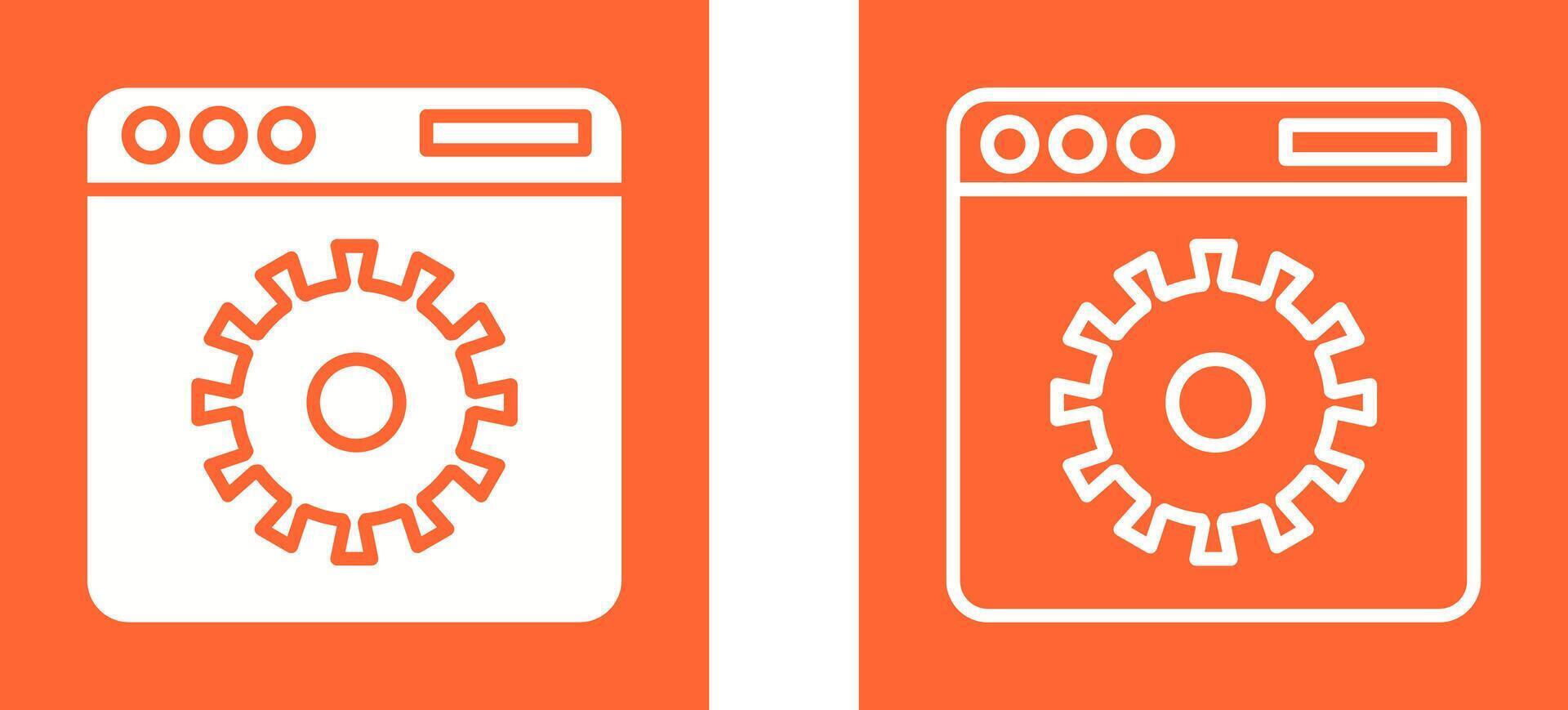 Website Settings Vector Icon