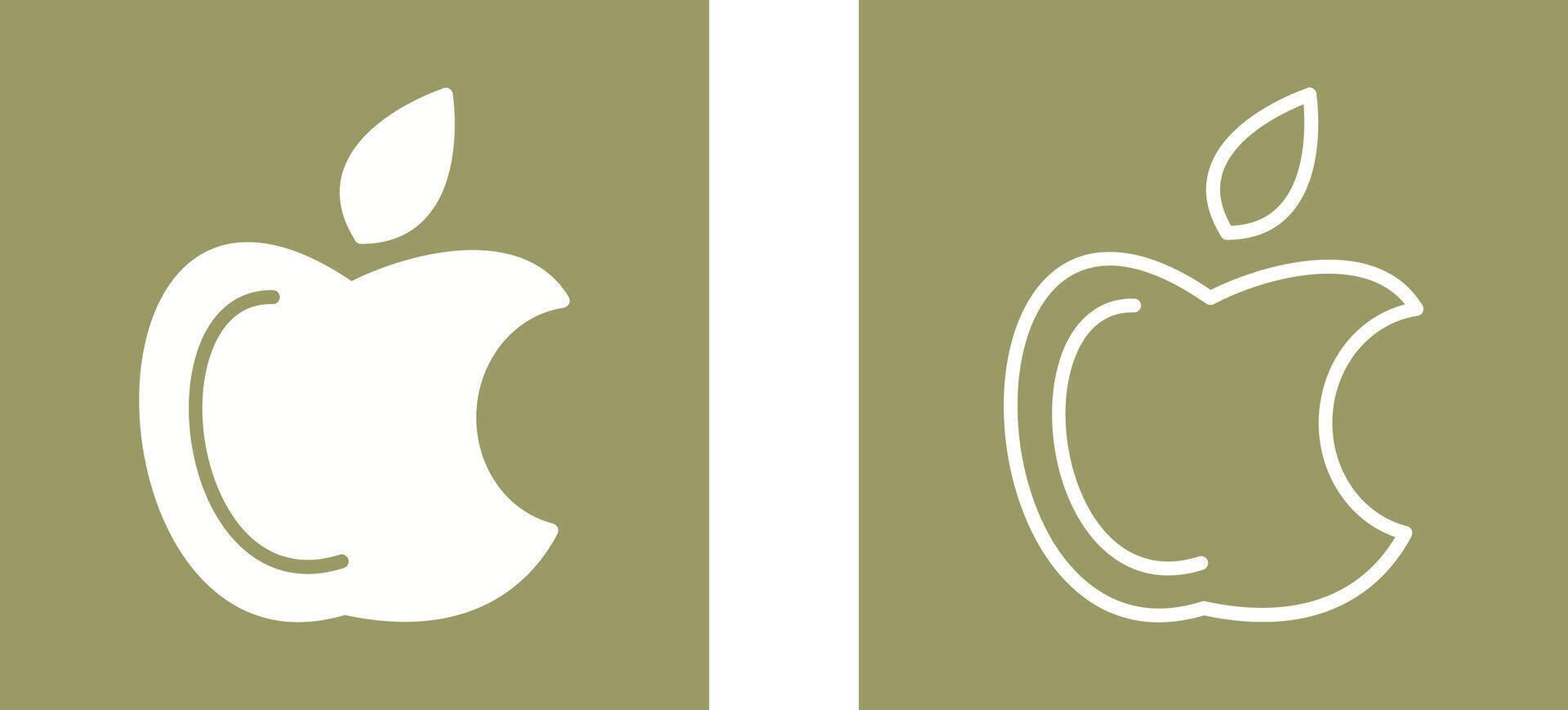 Apple Logo Vector Icon