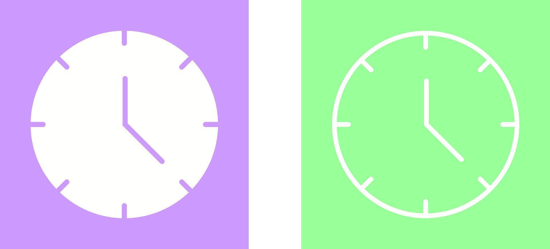 Clock Vector Icon