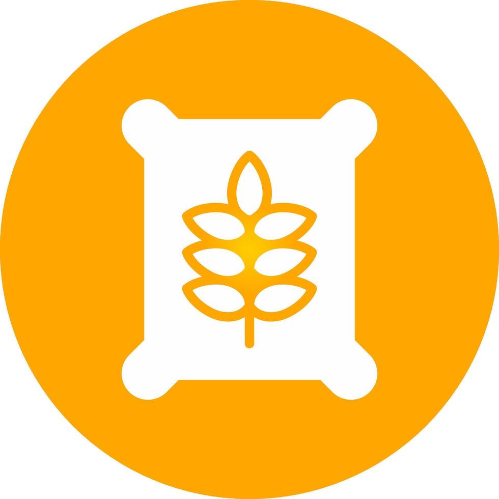 Seed Bag Creative Icon Design vector