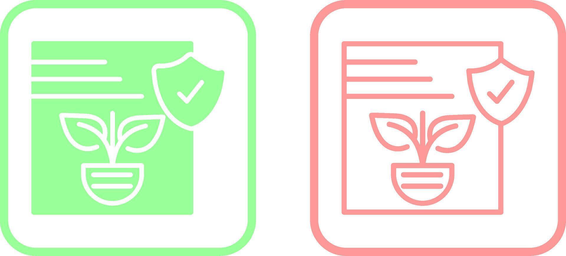 Ecology Protection Vector Icon