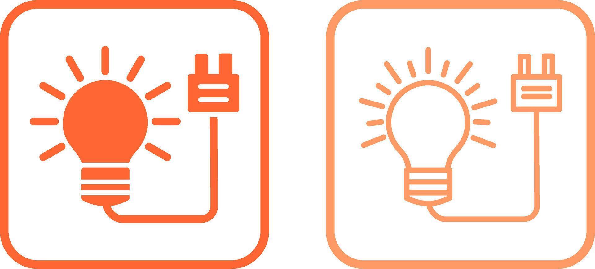 Electric Bulb Vector Icon