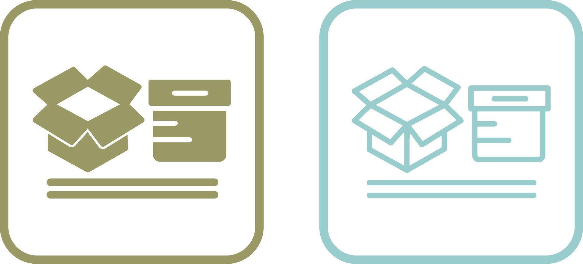 Boxes Vector Icon