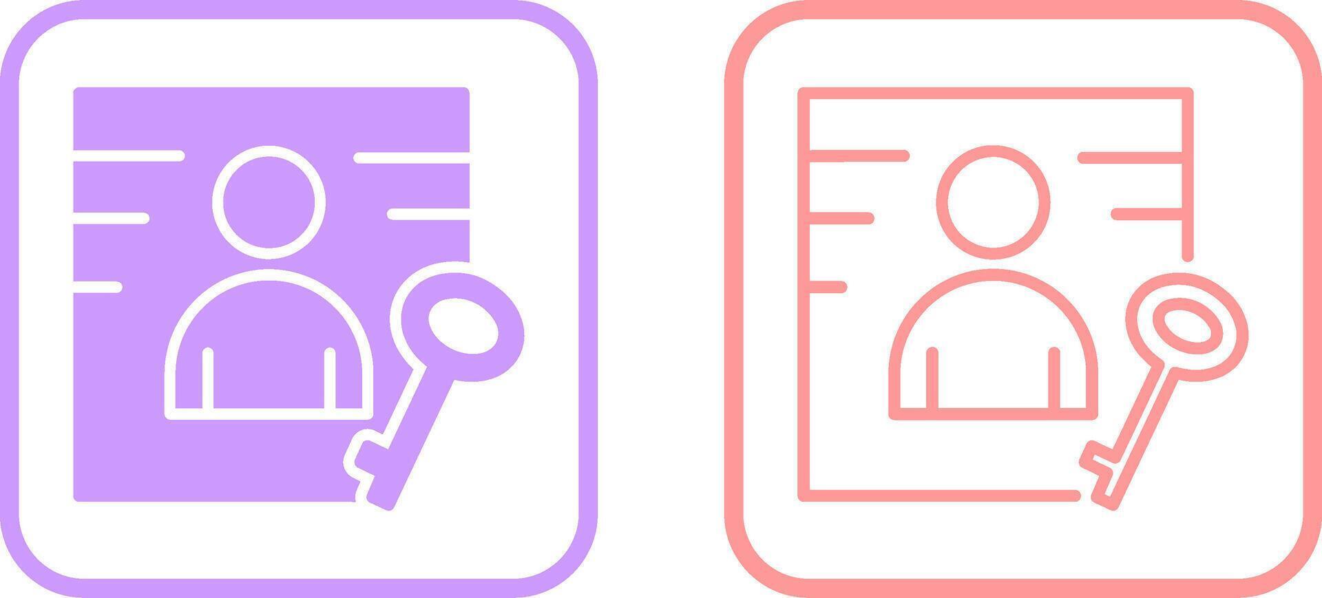 Business Key Vector Icon