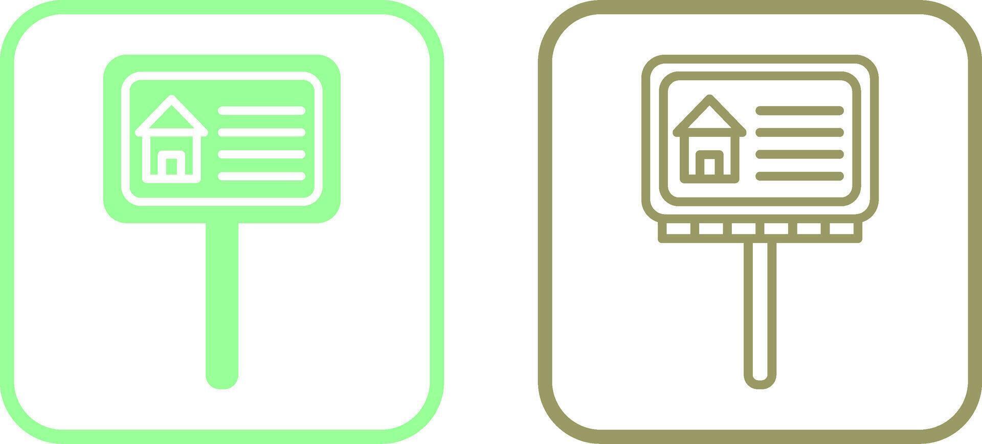 Billboard Vector Icon